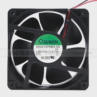 [Ready Stock] Original Taiwan Jianzhun SUNON KD2412PMBX-6A 24V 6.7 W 120 * 38 Inverter Fan