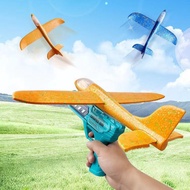 Airplane Shooting Gun Toy - Children's Lighted Flying Airplane Toy - Shining Flying Airplane
