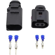 2 Pin 3.5mm Male And Female Waterproof Plug With Termina DJ7025A-3.5-11/21 1J0973722(5 Sets)