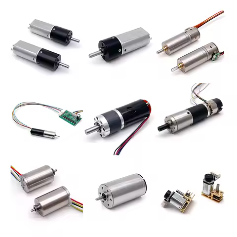 DC Motor 12v 24v 6v 3v 1Nm 5Nm 10Nm N20 555 775 Small High Torque Low Speed Rpm Customized Gear Enco