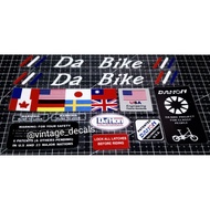Dahon da bike mobik alpha Folding bike decals set