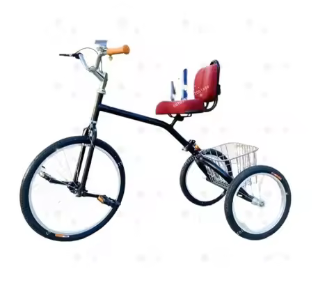 Foldable Three-Wheel Bicycle Retro Lightweight Exercise Bike