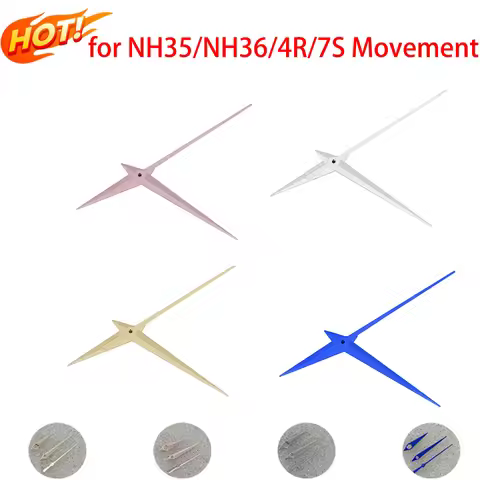 NH35 Watch Hands for Seiko NH35 NH36 4R 7S Movement Watch Needle Hands Silver Blue Gold Green Orange
