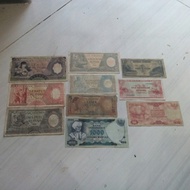 2888.koleksi/lama/kuno/asli 20 lembar uang kertas indonesia berbeda semua