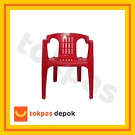 [Khusus Gojek/Grab] Bangku Plastik Bangku Sandar Santai Kursi Plastik Senderan Tangan Kualitas Premi