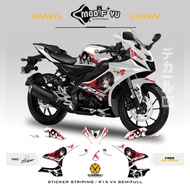 Striping YAMAHA R15V4 AKAME GA KILL EDITION / STICKER YAMAHA R15V4 / SEMIFULL / STOCK / DECALS R15 /