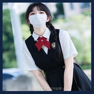 Thai School Uniform Nannuo Xiaoshui Same Style Forbidden Girl Violet Blue Bow Tie JK Uniform Cross Cross Tie College Style