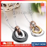 Titanium Couple Necklace, Couple Necklace - TRENDY LOVE Couple Necklace