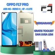 LCD OPPO F17 PRO / A93 4G / RENO 4 / 4F / 4 LITE FULLSET FREE TOOLSET + LCD GLUE