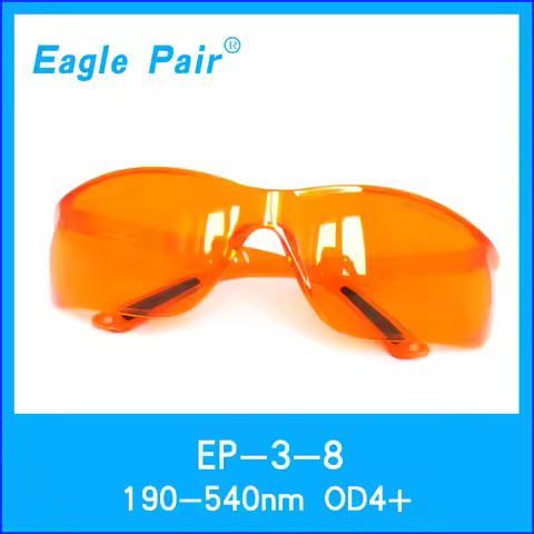Eagle Pair EP-3-8190-540nm OD5+ Broad Spectrum Continuous Absorption Laser Safety Goggles