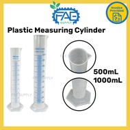 measuring cylinder plastic 500ml 1000ml