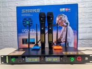 Micro không dây SHURE UGX-23 phiên bản Có chế độ tự ngắt mic karaoke gia đình chuyên dụng