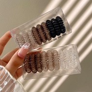 XO Box of 9 Beautiful Korean Style Elastic Spring Hair Ties 88817