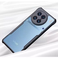 Vivo X90Pro 5G(พร้อมส่งในไทย)เคสกันกระแทกขอบสีหลังใสVivo X90 Proตรงรุ่น
