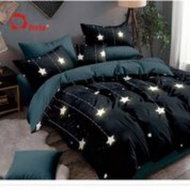 ( King Size ) Cadar / Bedsheet 7 in 1 Fitted Bedsheet With Comforter