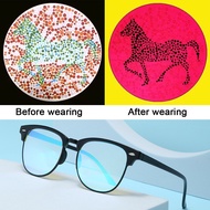 1pc Red Green Color-blindness Glasses Women Men Color Blind Corrective Spectacles Frame Driver Glasses For Daltonism