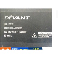 Power supply board for Devant 42itv600 led tv smart