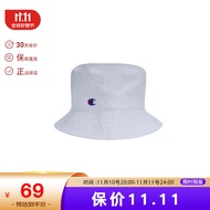冠军（champion）冠军渔夫帽夏季刺绣小C运动遮阳帽子男女同款 白色 L-X