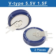 2pcs/lot V-type Farad Capacitor 5.5V 0.1F 0.22F 0.33F 0.47F 1.0F 1.5F 5.5V0.1F 5.5V0.22F 5.5V0.33F 5