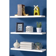 HIASAN DINDING 1 Package Contains 3 PCS/Multipurpose Minimalist Wall Hanging Shelf/Size P40xL10xT2cm
