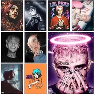 COD Rapper L-Lil P-Peep Poster Prints, Modern Wall Art, Living Room, Bedroom, Dining Room, Bar, Cafe
