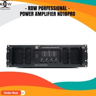 Power Amplifier Nd18Pro / Nd18 Pro Rdw Profesional