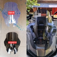 Windshield ADV 150-160 VISOR ADV TYPE TDR SPORTY V5 THICK 4 MILL (PNP 150-160)