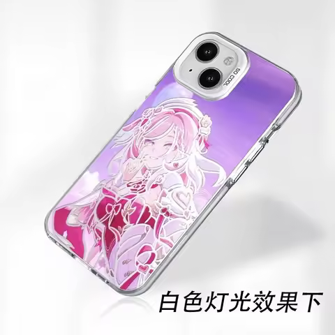 Pink Girl Elysia Honkai Impact‌‌ Phone Case for Samsung S25 S24 S23 For Xiaomi For VIVO 200 Ultra Fo