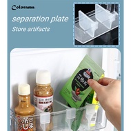 【 Buy 2 get 2 free 】Refrigerator storage divider clamp freezer side door storage shelf snap baffle Multifunctional transparent baffle storage arrangement clamp storage device