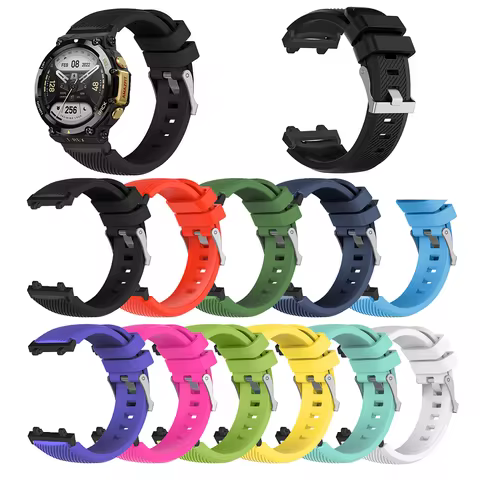 Silicone Strap Watch Case For Huami Amazfit T-Rex 2,Nylon Band Official Replace Bracelet With Tool F