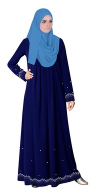 Turkish Stylish Jubah Abaya Ankara Dress For Ladies Chandani – Ankara Chandani