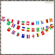 [L W H Y] For 2022 Qatar  8 Meters 32Pcs Flags String Flag Countries Around the World Nations Flag G