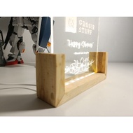 Acrylic Quarter frame Led Stand A4