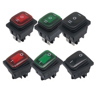 KCD4 Waterproof Switch Rocker Switch Power Switch 2 position/3 position 6 Pins  self-locking 16A 250