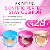 【BUY 1 FREE1】SKINTIFIC Cover Glow Perfect PInk Cushion SPF50+++ Long-lasting Oil control Full covera