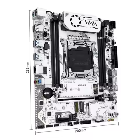 K9 X99 Motherboard Support TPM 2.0 FOR intel Xeon E5 V3/V4 LGA 2011-3 CPU and DDR4 RAM NVME M.2 Four