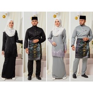Baju Melayu Hitam Baju Kurung Lace Kelabu Black Grey