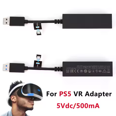 For PS4 Camera Adapter for PS5 Console Mini Camera Connector Converter Connecting Cable for PS5 VR C