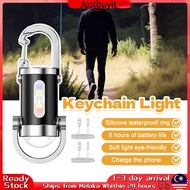 Keychain Flashlight Camp Mini Outdoor Flashlight Multi Functional Emergency Charging Keychain Flashl