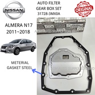 【ACM】NISSAN ORIGINAL ALMERA N17 AUTO FILTER GEAR BOX SET 31728-3MX0A