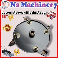 Set 4 Mata Mesin Rumput Tolak Ogawa Ducar Korea Lawn Mower 18" Blade Assy with 4 blade Marport Lawnm