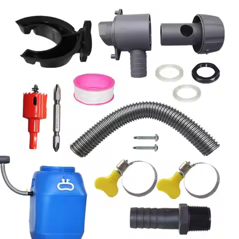 Diverter Kit For Rain Barrel Weatherproof Collection System Tank Connection Seal 1.64ft/3.28ft Hose