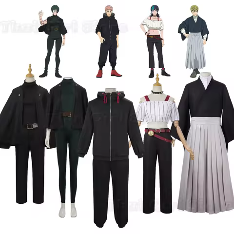 Jujutsu JJK Cosplay Costume Deme Recursion Kimono Full Set Anime Cosplay Costume JJK Anime Itadori Y