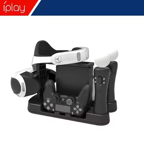 For PS5/PSVR PSMOVE Handle Six-In-One Multi-Function Charging Base Handle Charger With Storage Rack