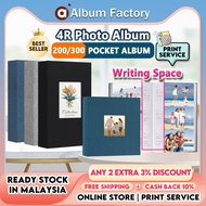 Photo Album 4R 200/300pcs Handwriting Memo