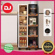 【DJ Exclusive Color】20cm Slim Plastic Drawer Storage Cabinet Drawer l Kitchen & Bathroom Organizer, 