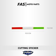 Italy Cutting Flag Logo Sticker - Oracal Waterproof