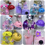 Sanrio/Disney Hello Kitty My Melody Kuromi Cinnamoroll Pompom purin Stella Lou Lina Bell Bag Charm Handphone Charm