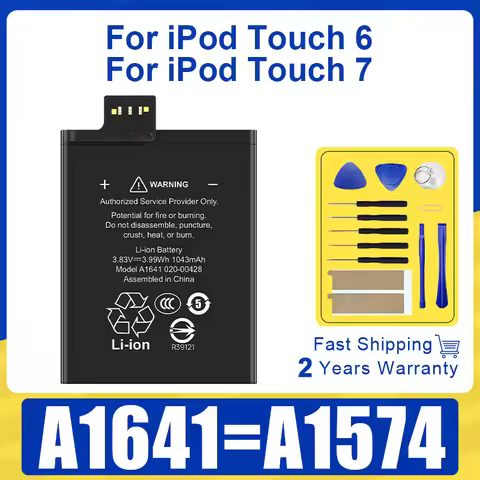 A1641 A1574 1043mAh Replacement Battery For iPod Touch 6 7 Gen 6th 7th iTouch6 Generation 6 6G 7 7G 