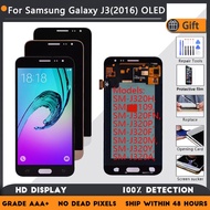 5.0" Super AMOLED For Samsung Galaxy J3 2016 Screens J320F J320 J320FN LCD Display Screen Digitizer 